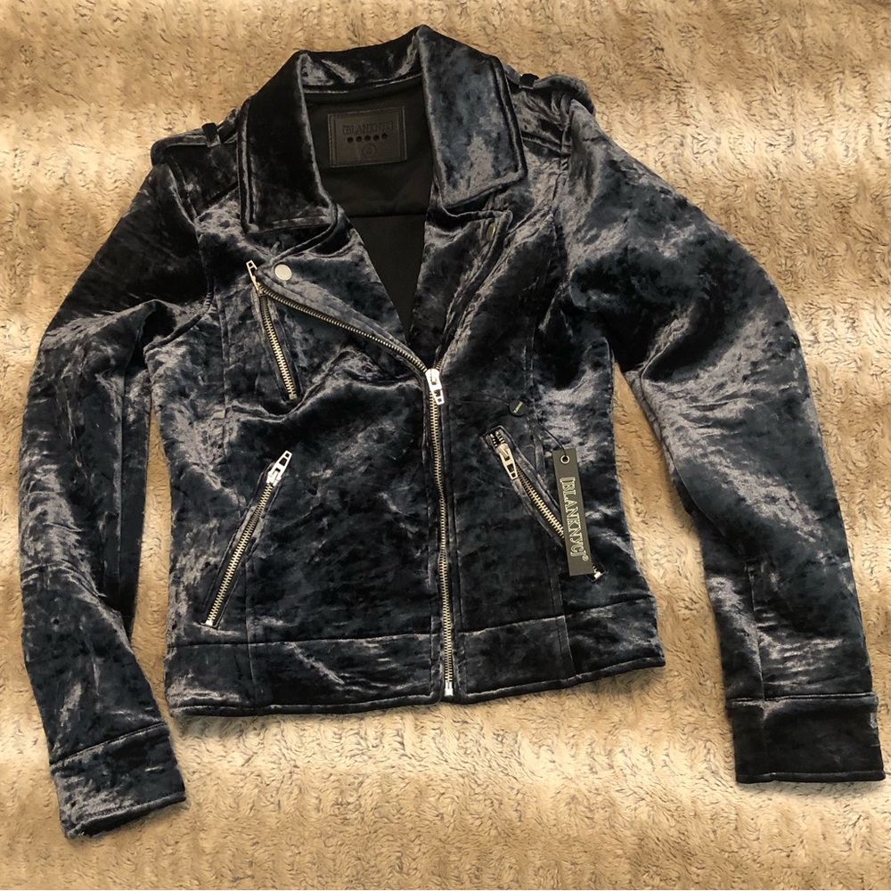 Crushed Velvet Moto Jacket 🏍️ 💨